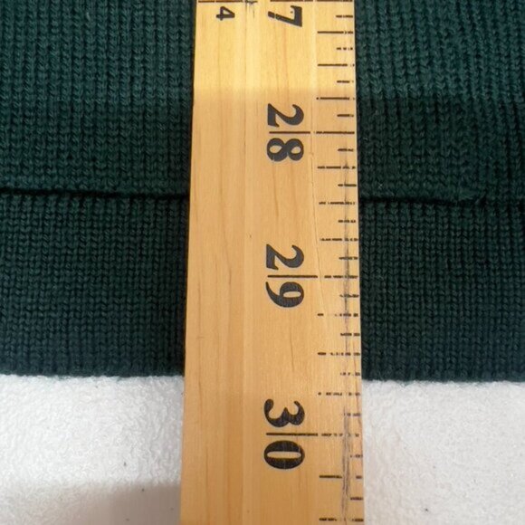 HAWICO 100% Extra fine Merino Wool Green Cardigan Sweater Women's Size S - Picture 11 of 12